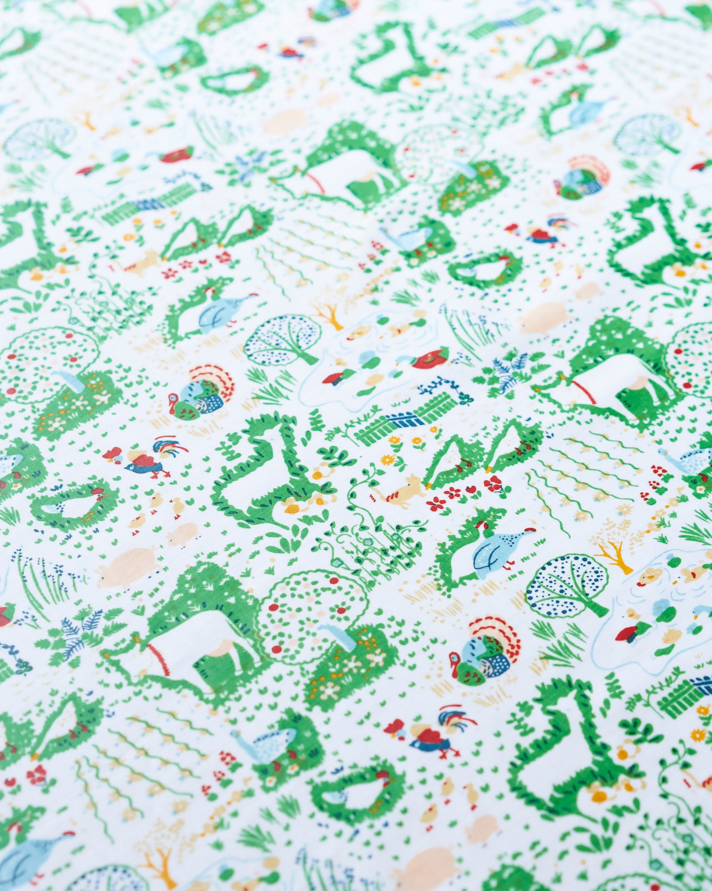 Farmyard oilcloth