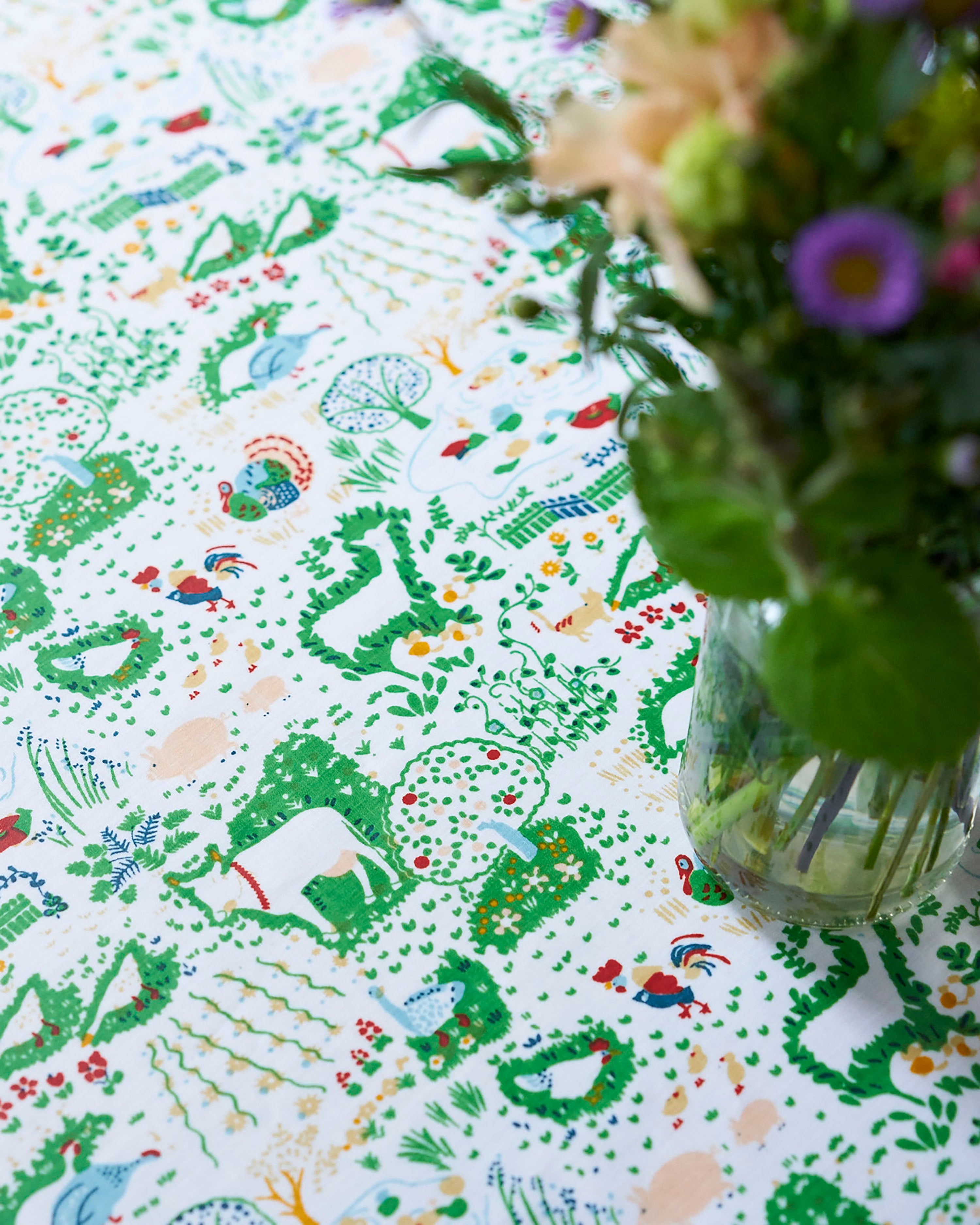 Farmyard oilcloth