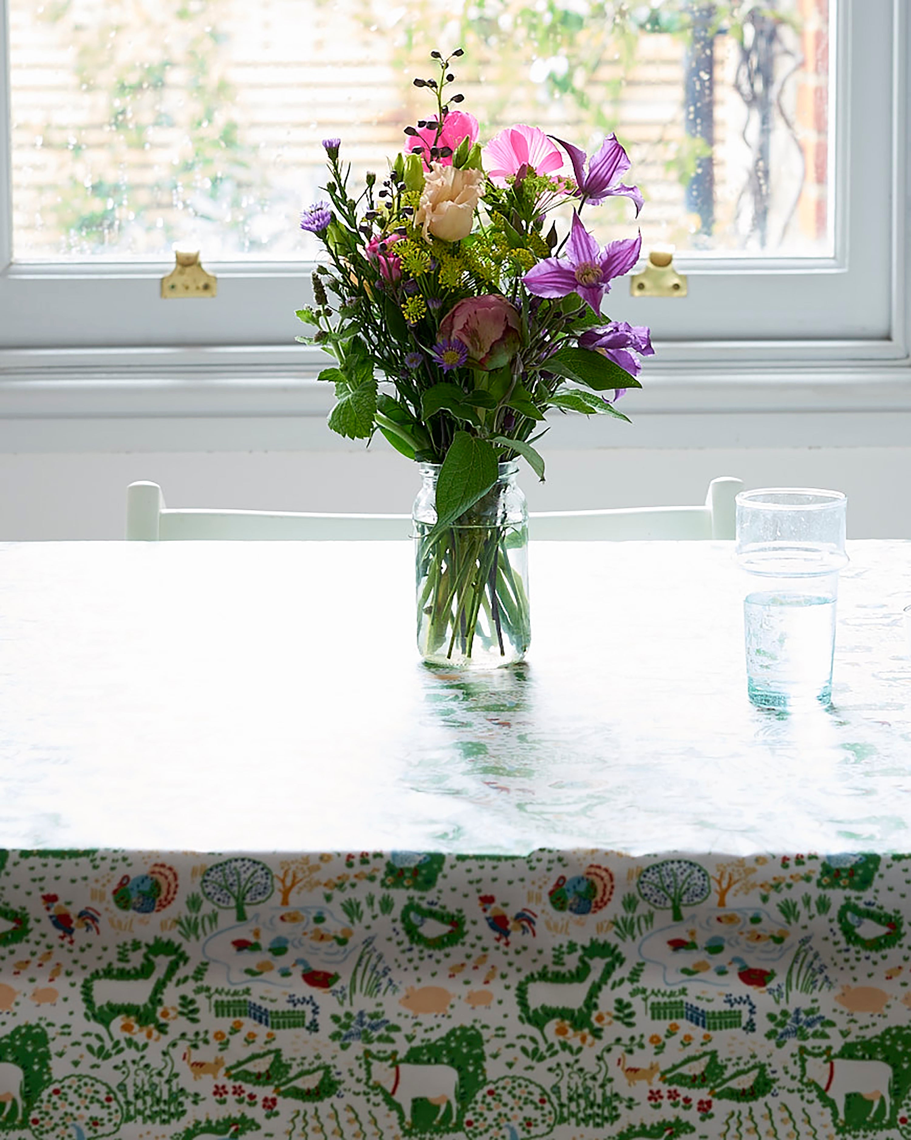 Farmyard oilcloth