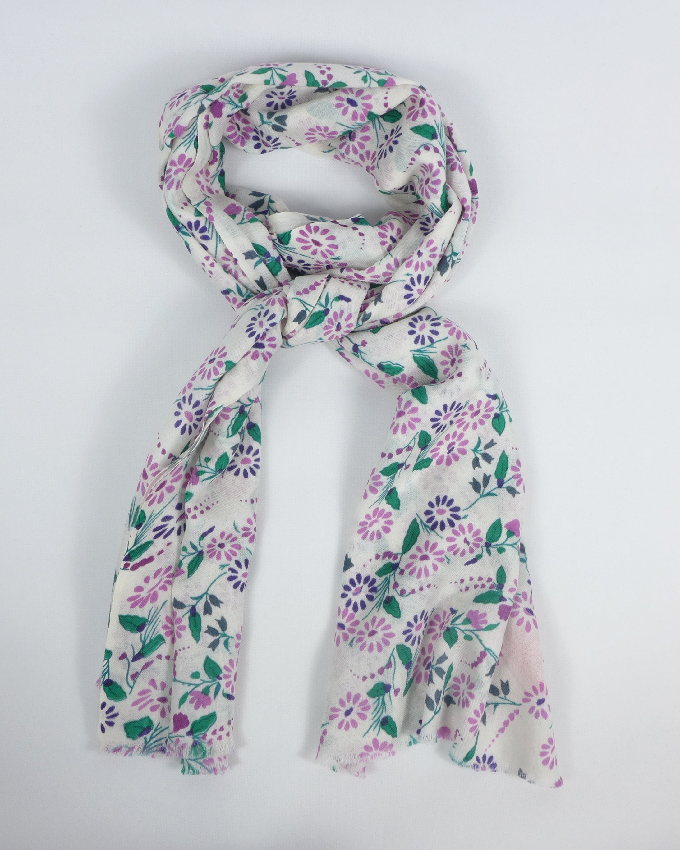 Pink/purple floral Scarf