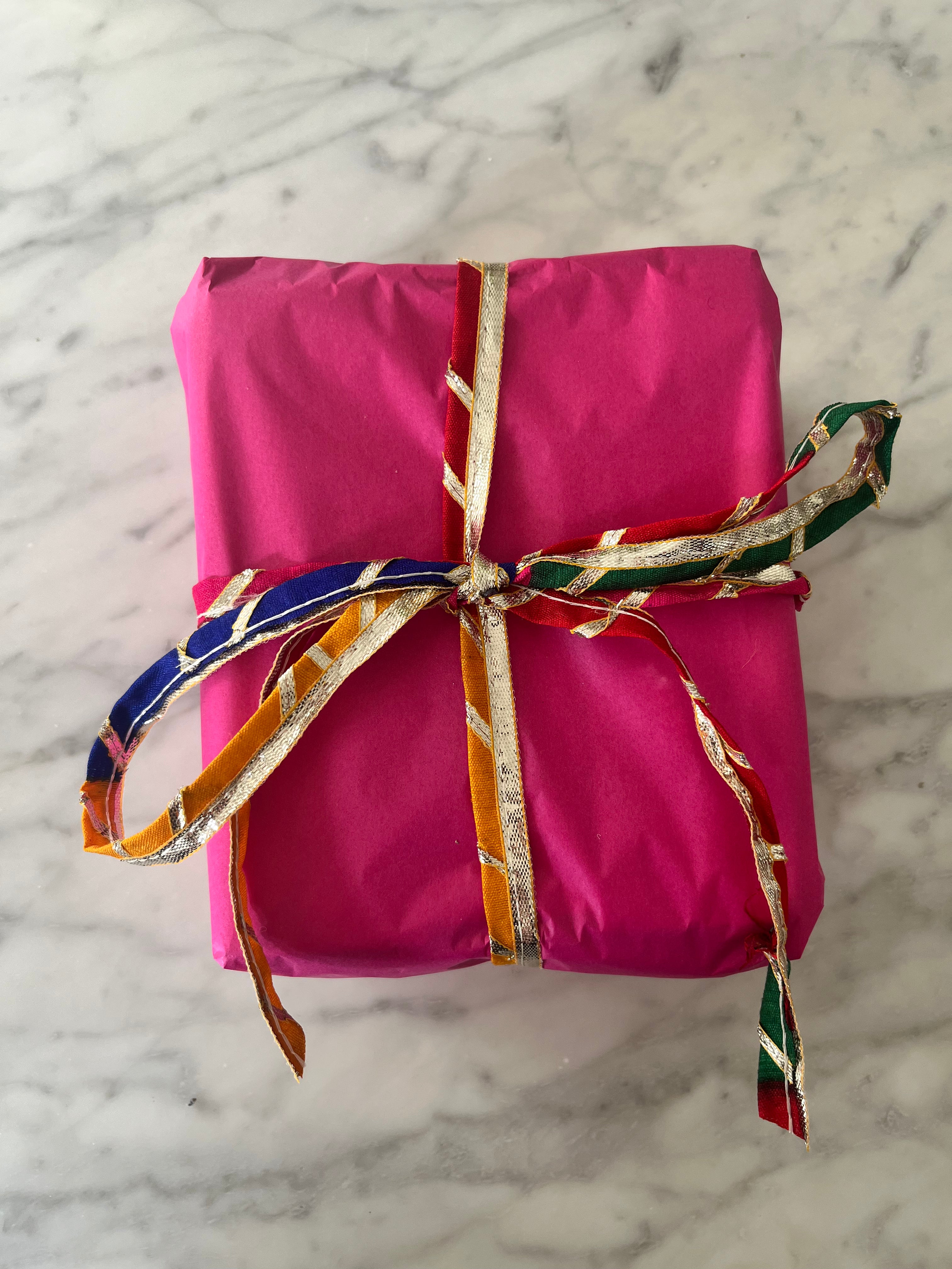 Yellow Metallic Ribbon