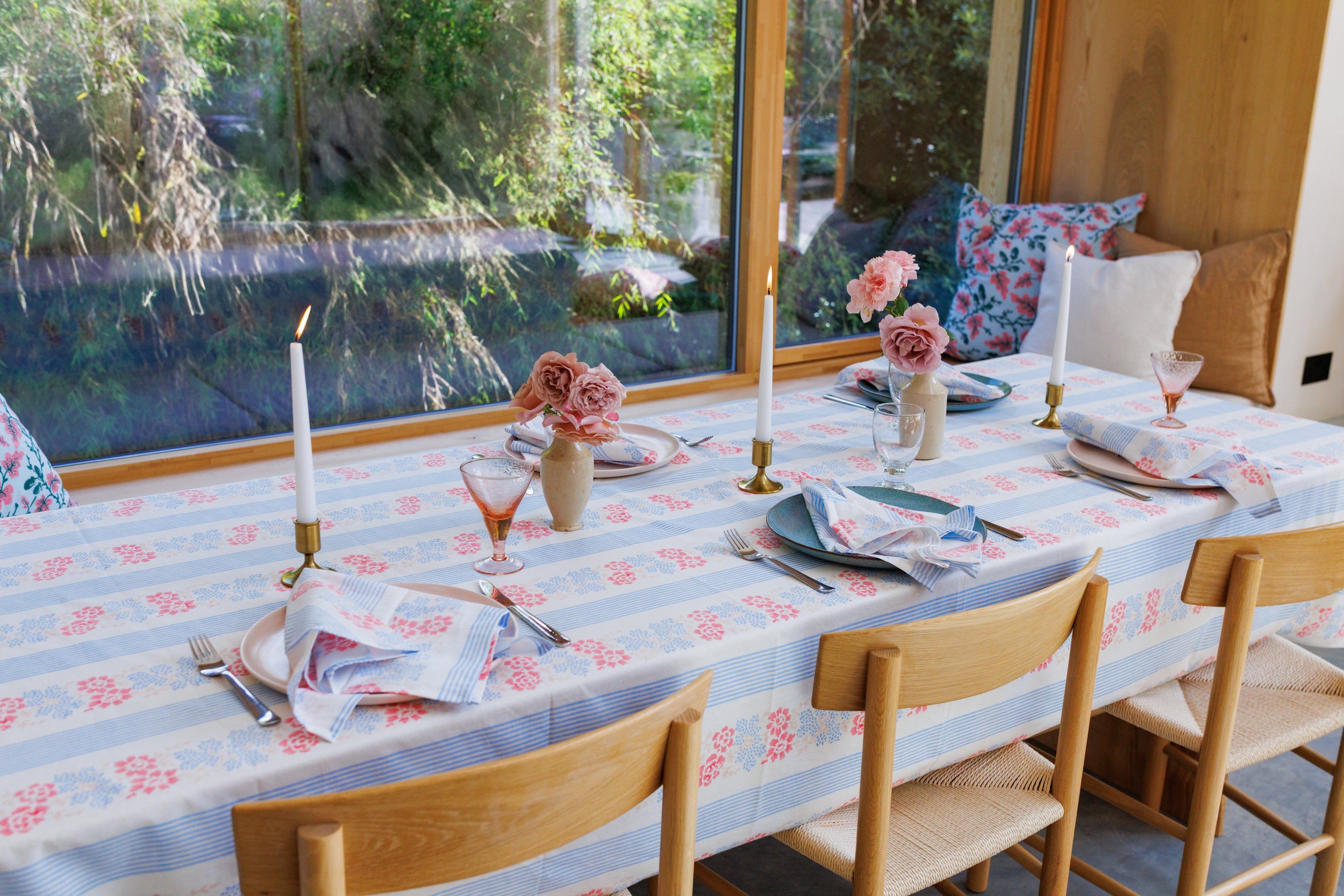 Provence Floral / Stripe Napkins