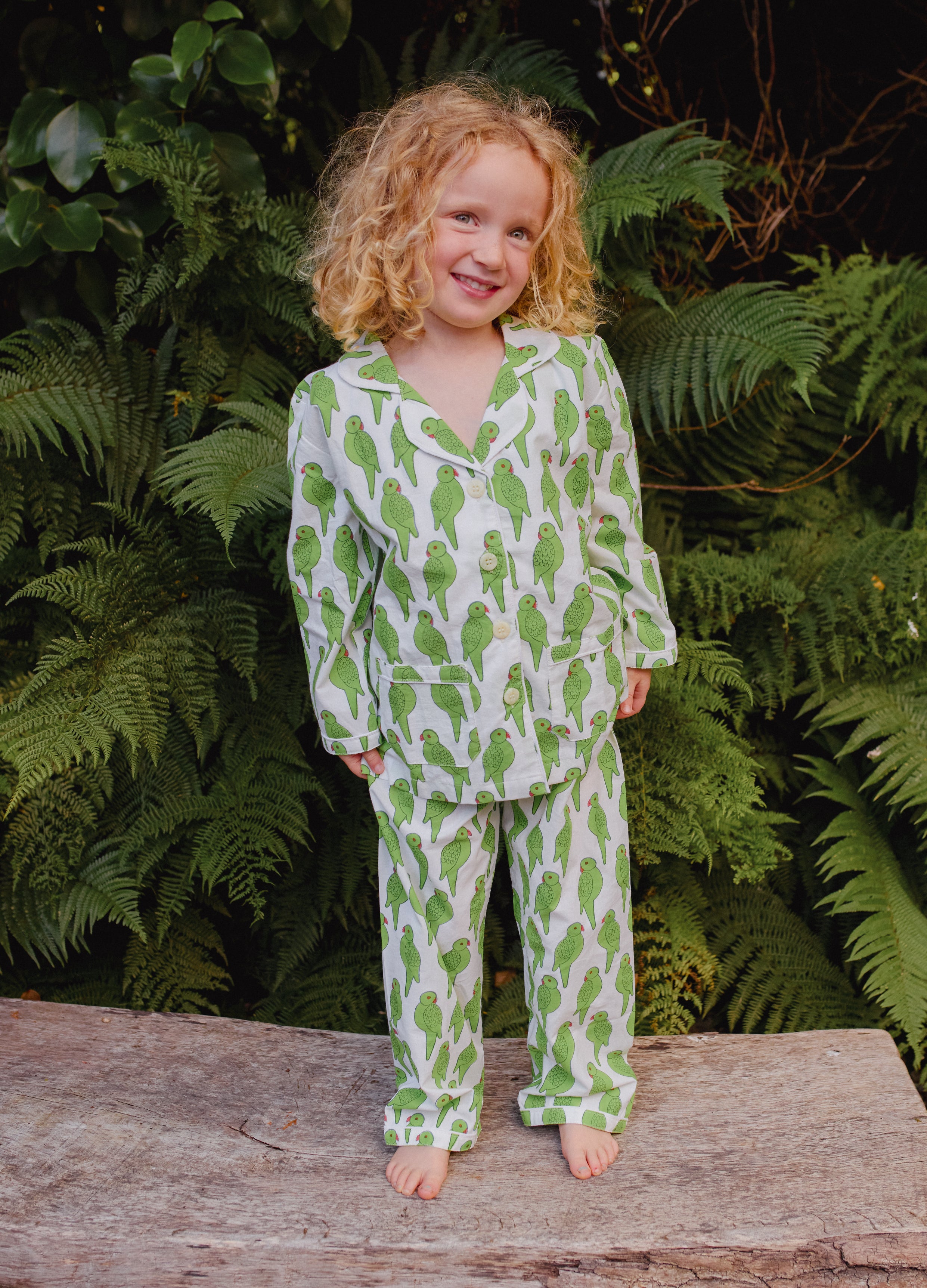 Green Parrot Pyjamas