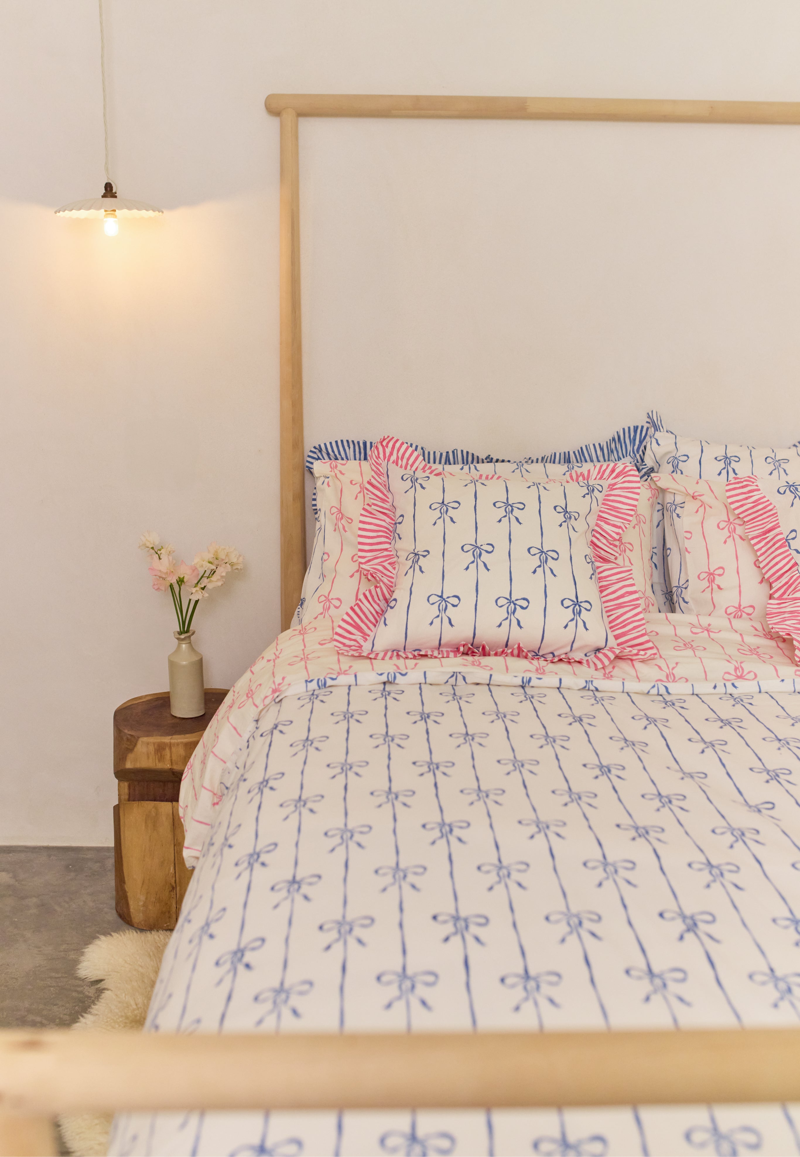 Bow Frill Cushion