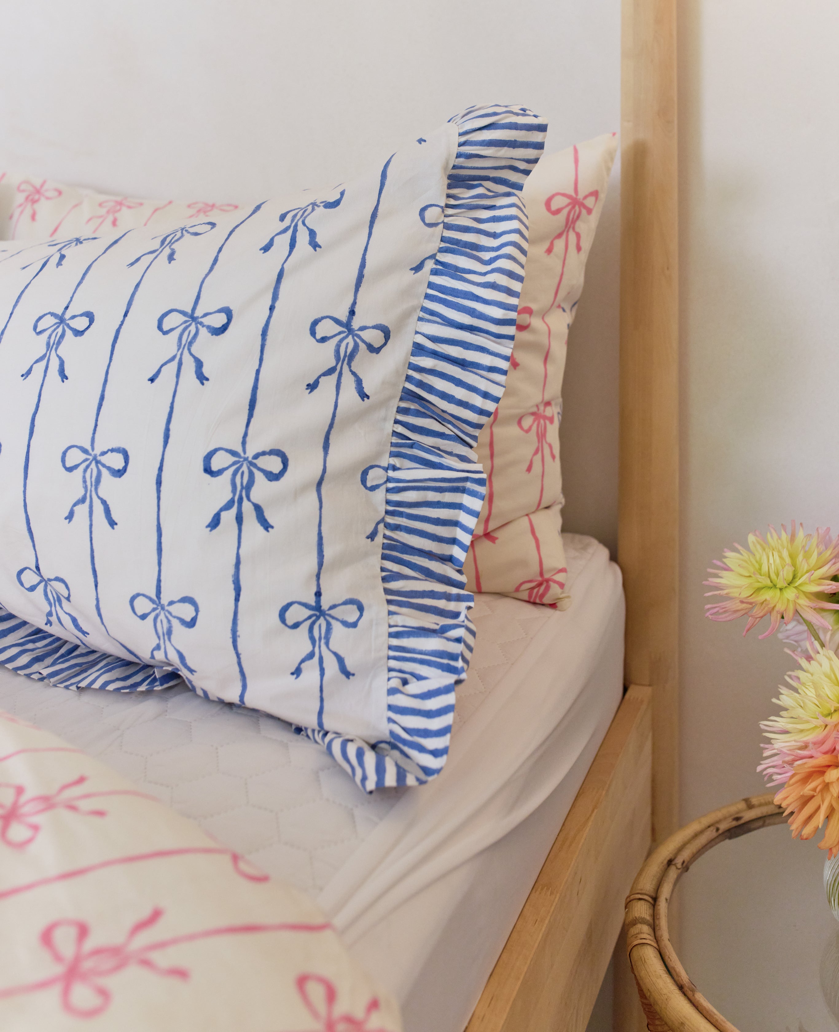 Bow Frill Pillowcases
