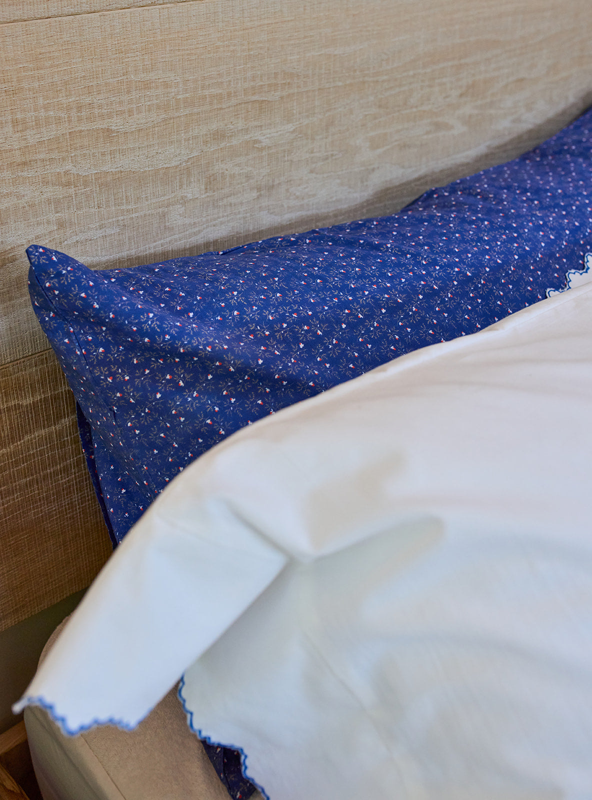 Indigo Vintage Floral Pillowcases