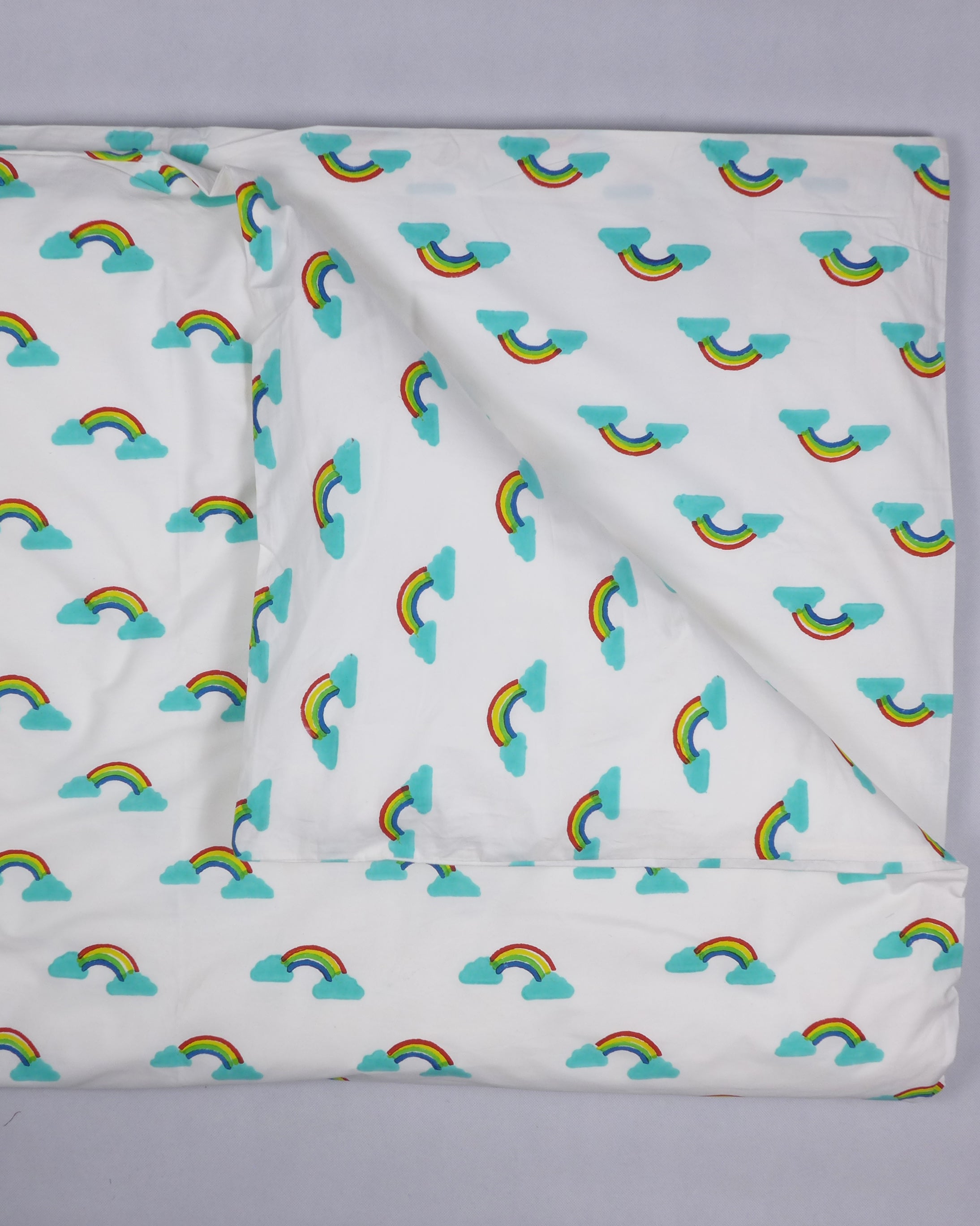 Rainbow single duvet cover