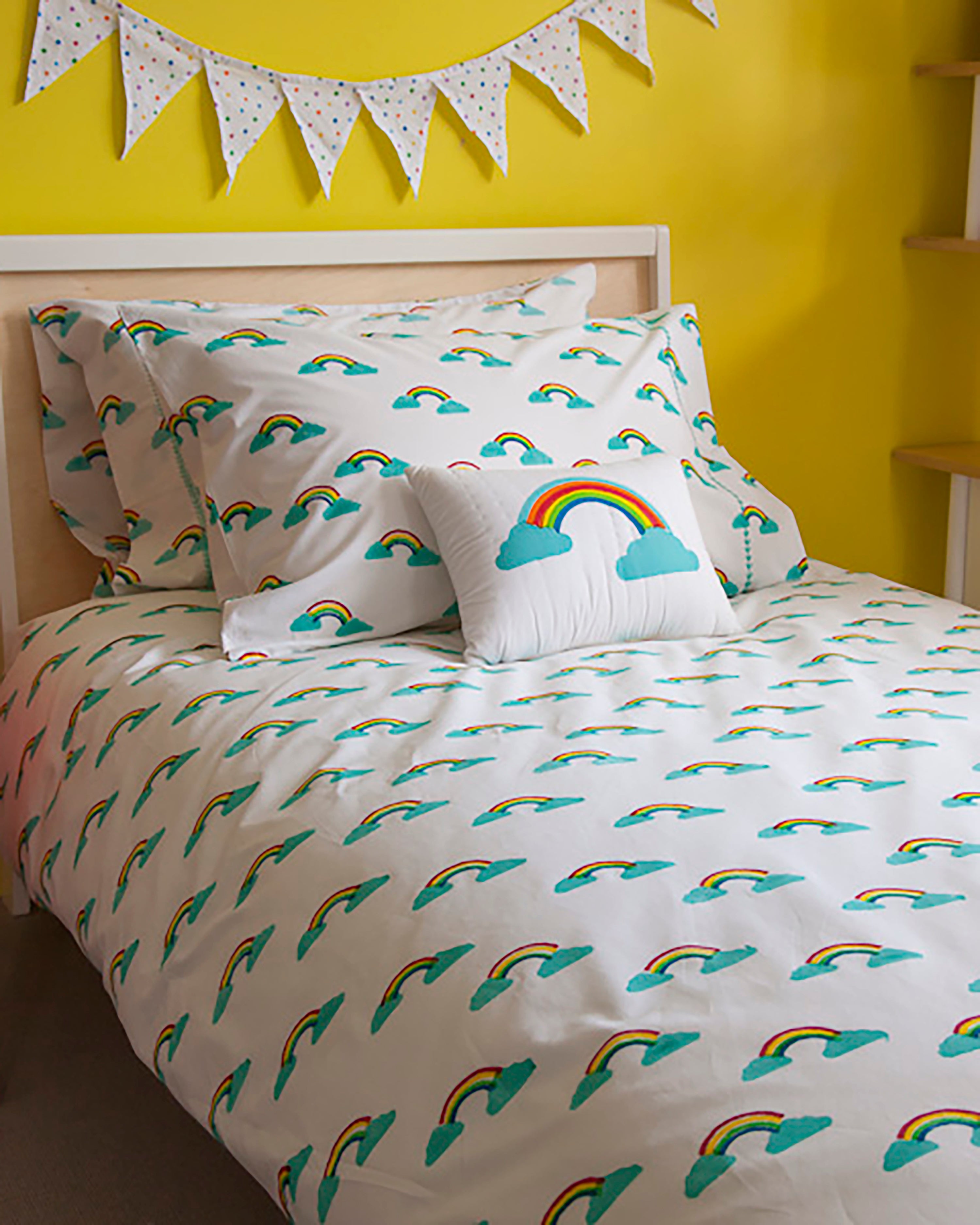 Rainbow single duvet cover