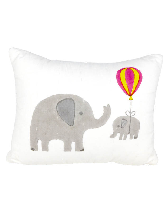 Elephant printed cushion