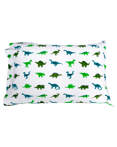 Dinosaurs single pillowcase