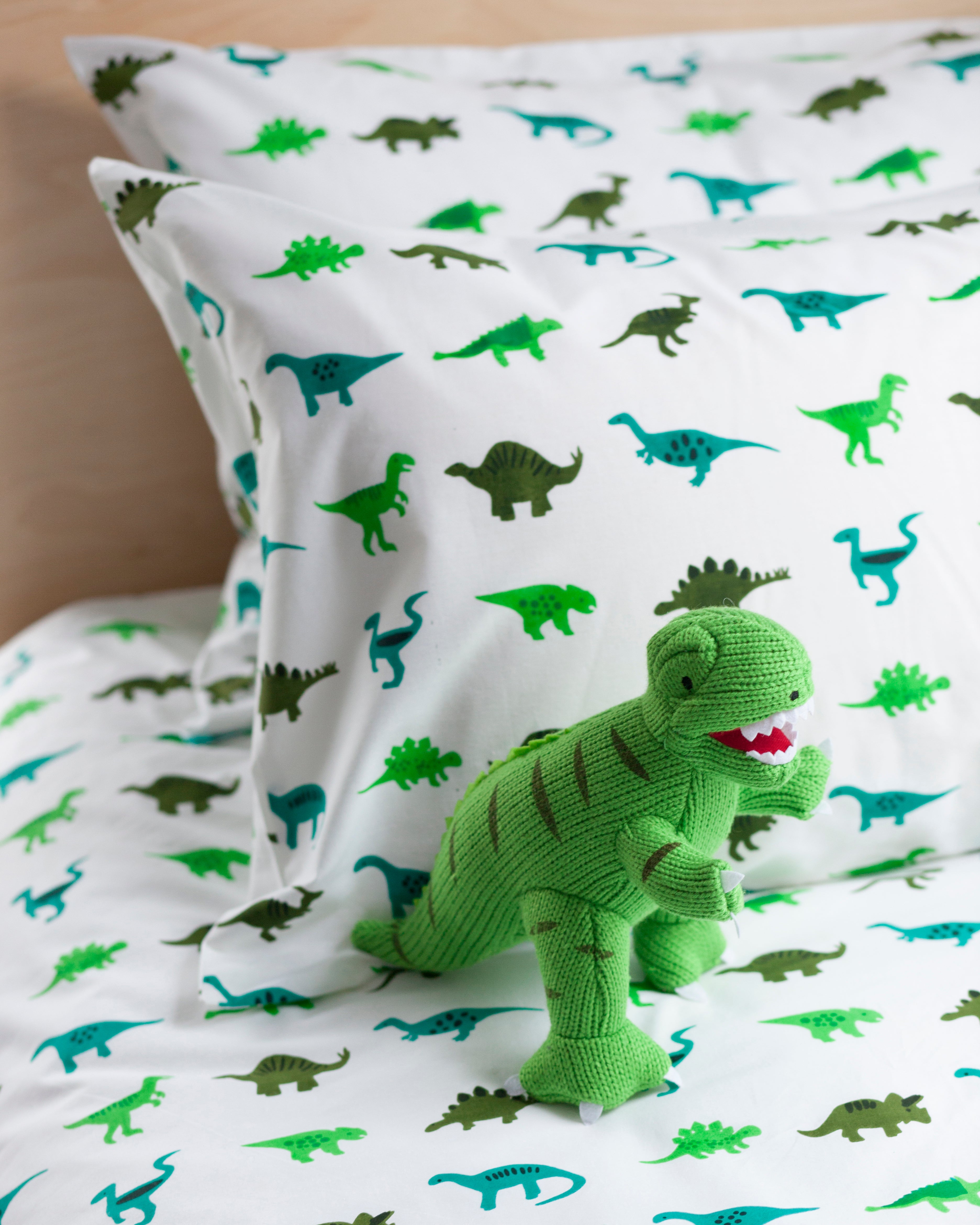 Dinosaurs single pillowcase
