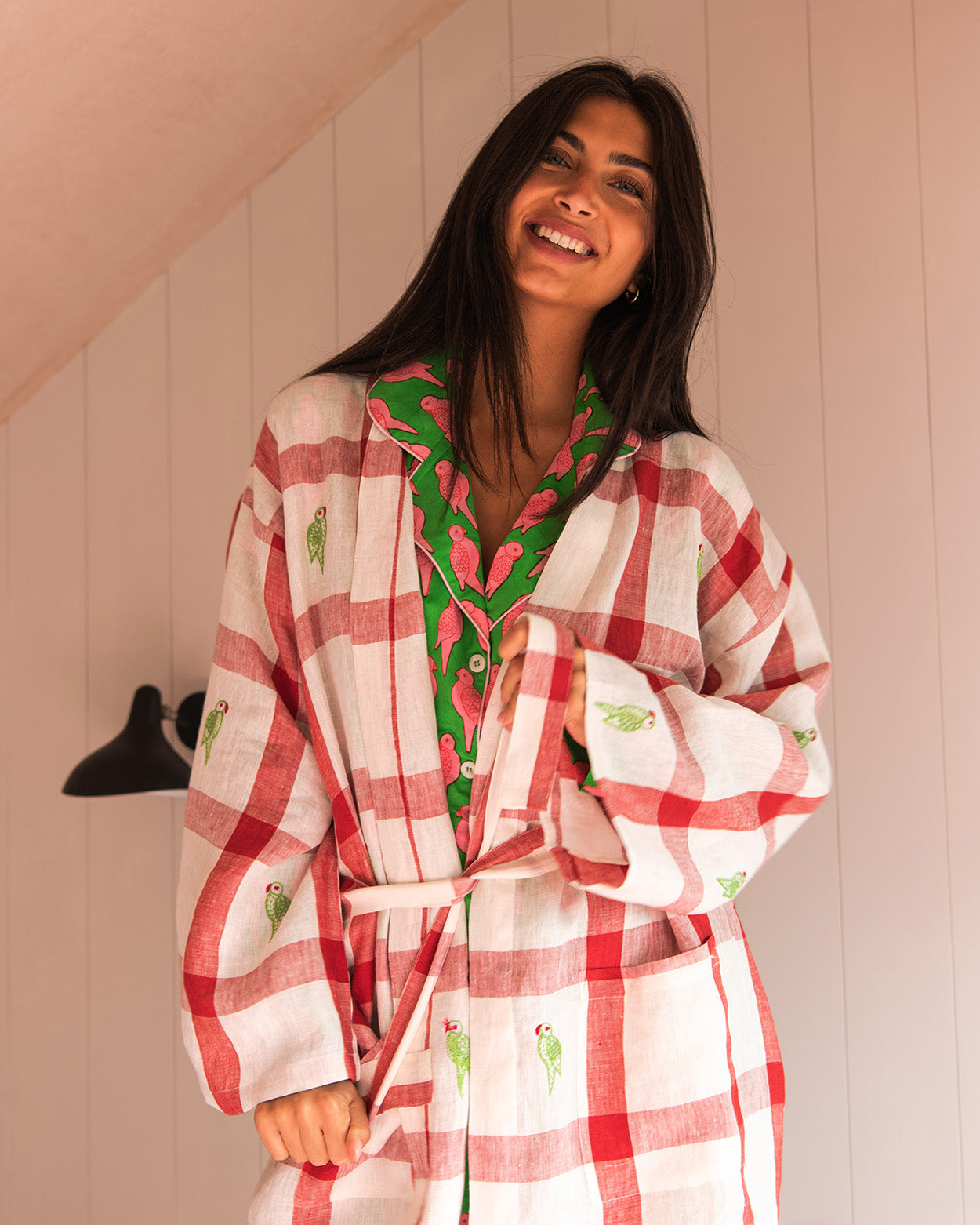 Parrot Unisex kimono