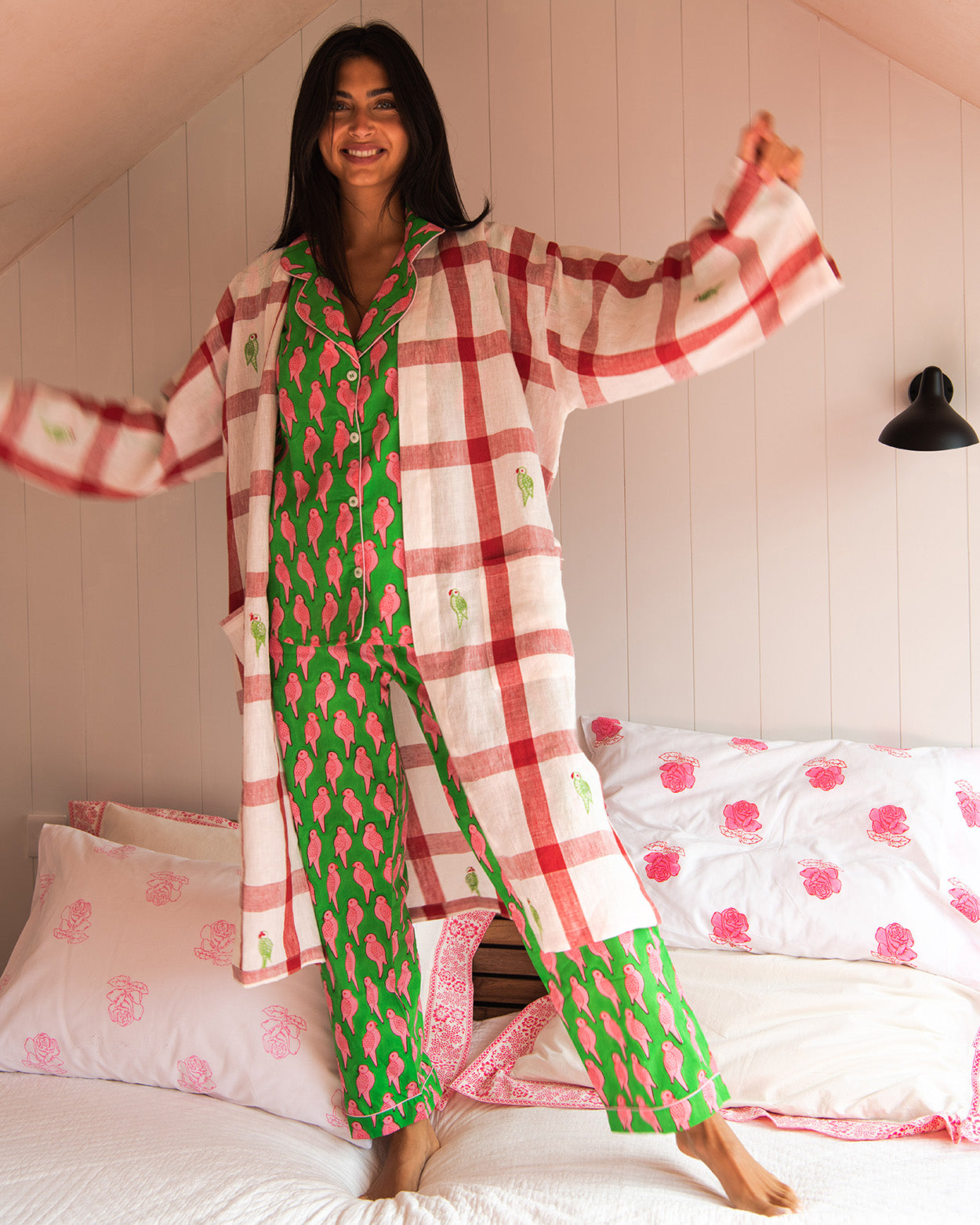 Parrot Unisex kimono