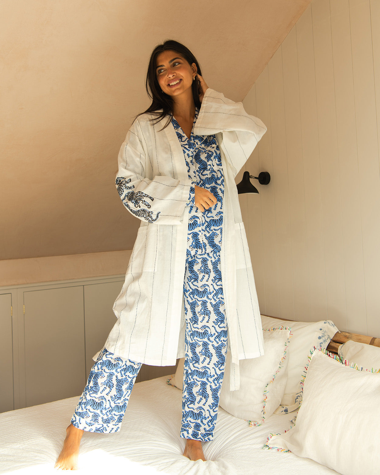 Tiger Unisex kimono