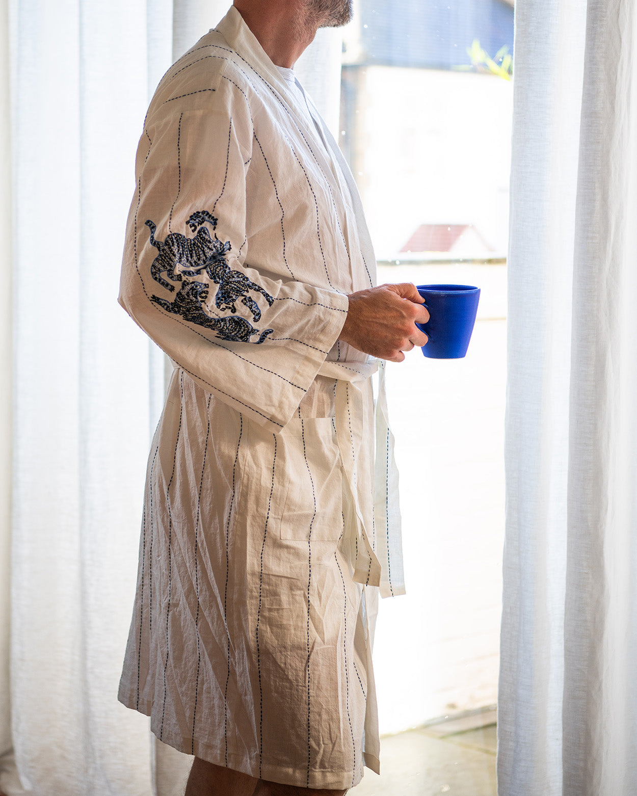 Tiger Unisex kimono