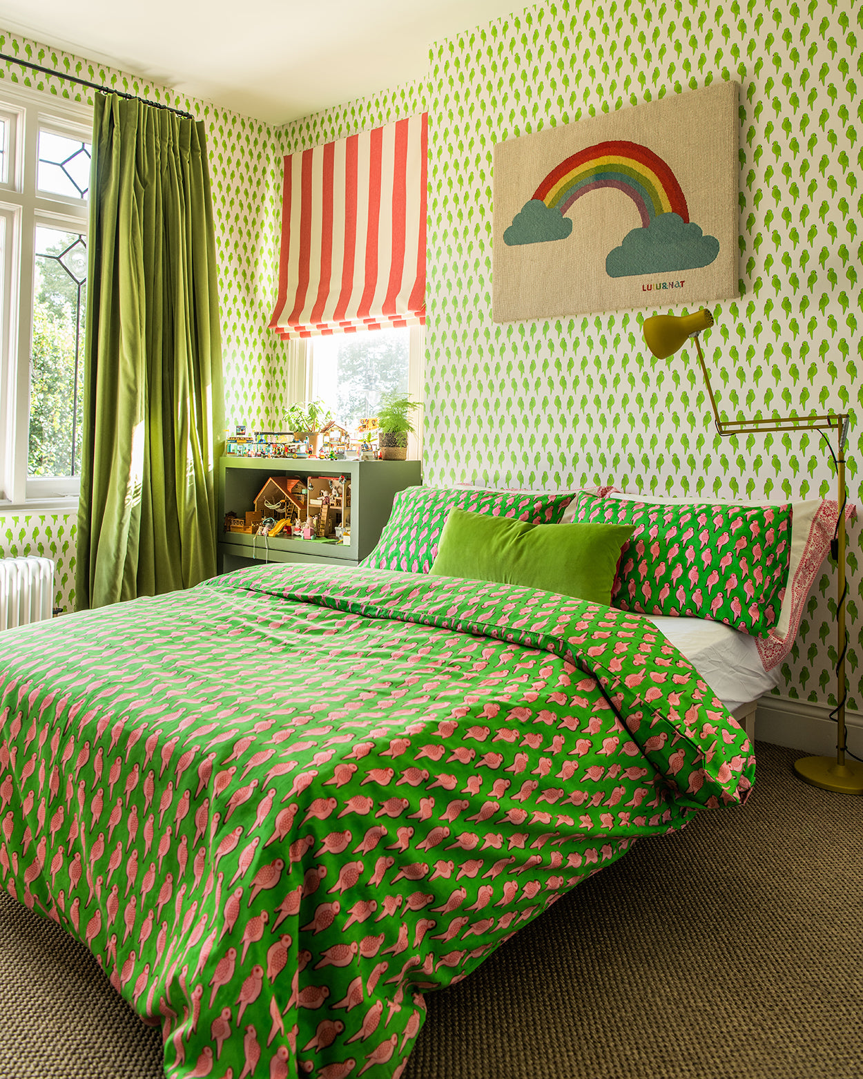 Parrot bedlinen set