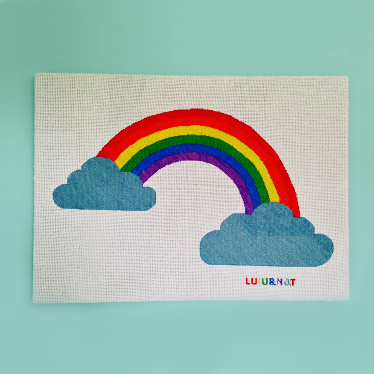 Rainbow wallhanging