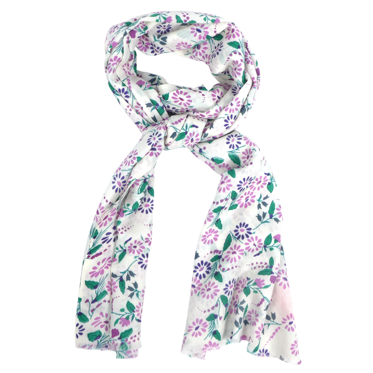 Pink/purple floral Scarf