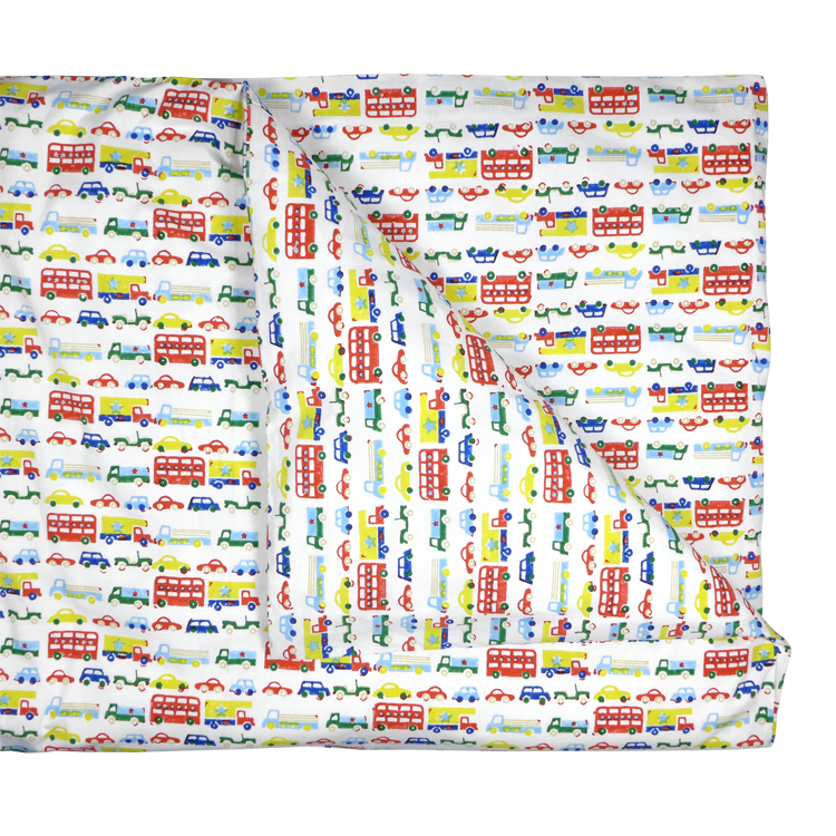 Car & buses single duvet cover
