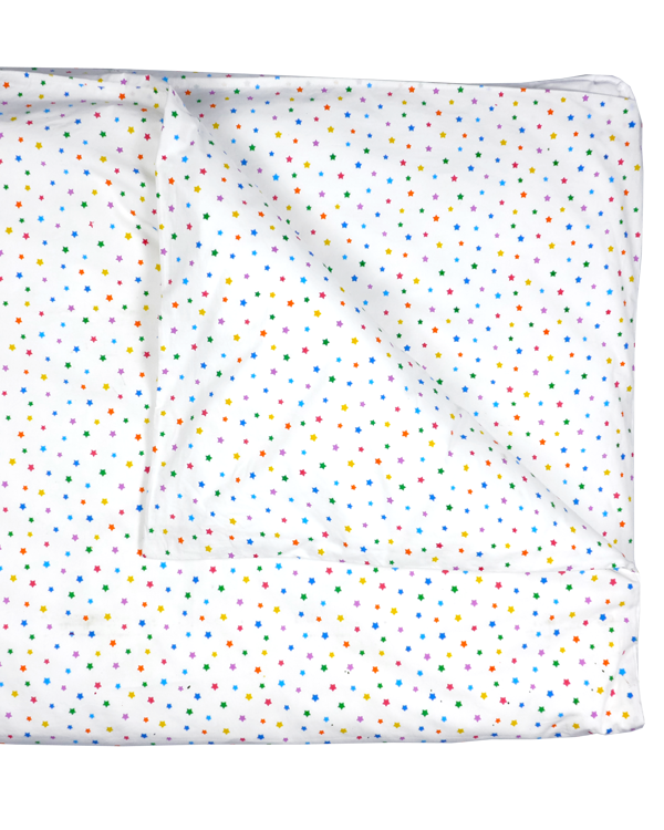 Multicolour star single duvet cover