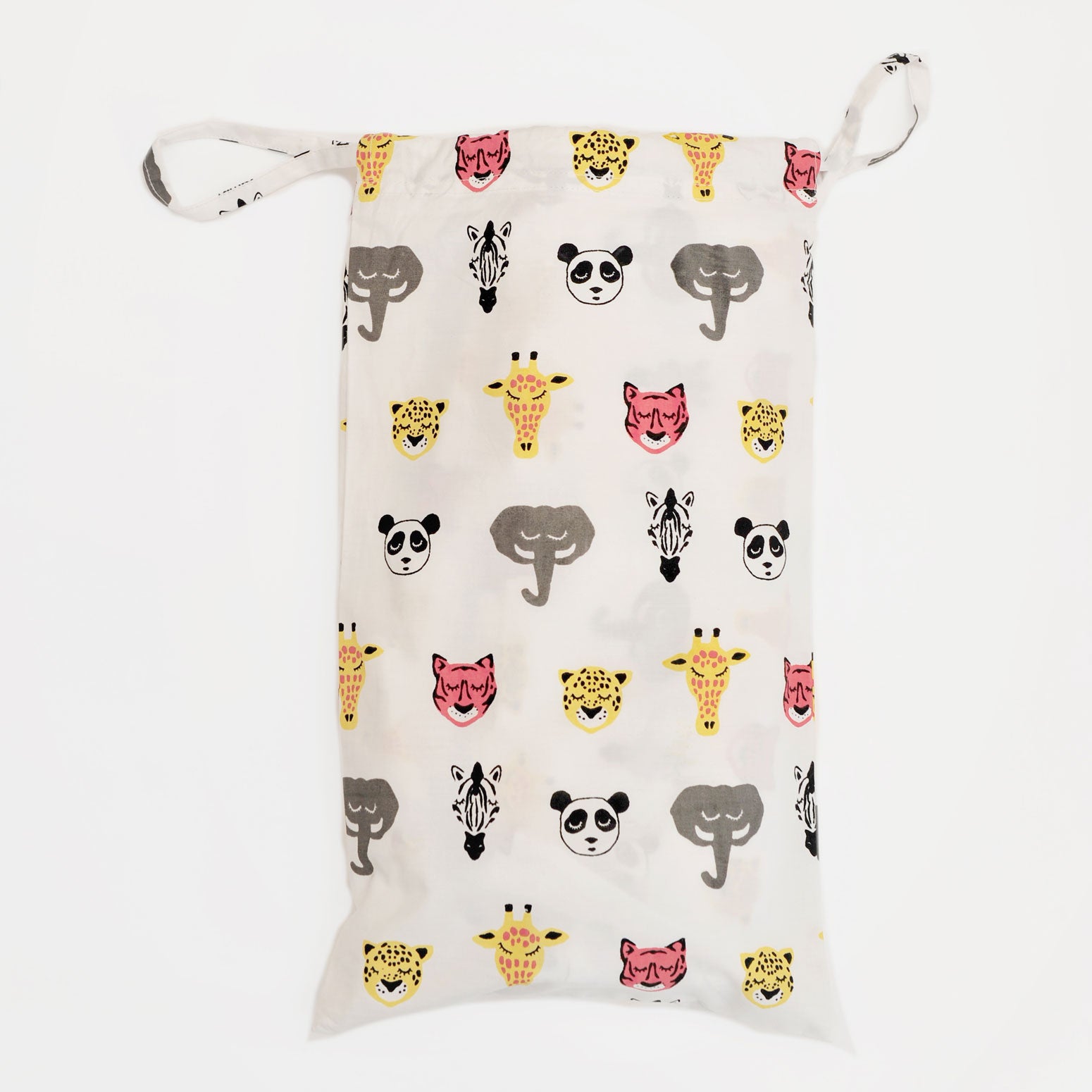 Sleepy safari heads single bedding set