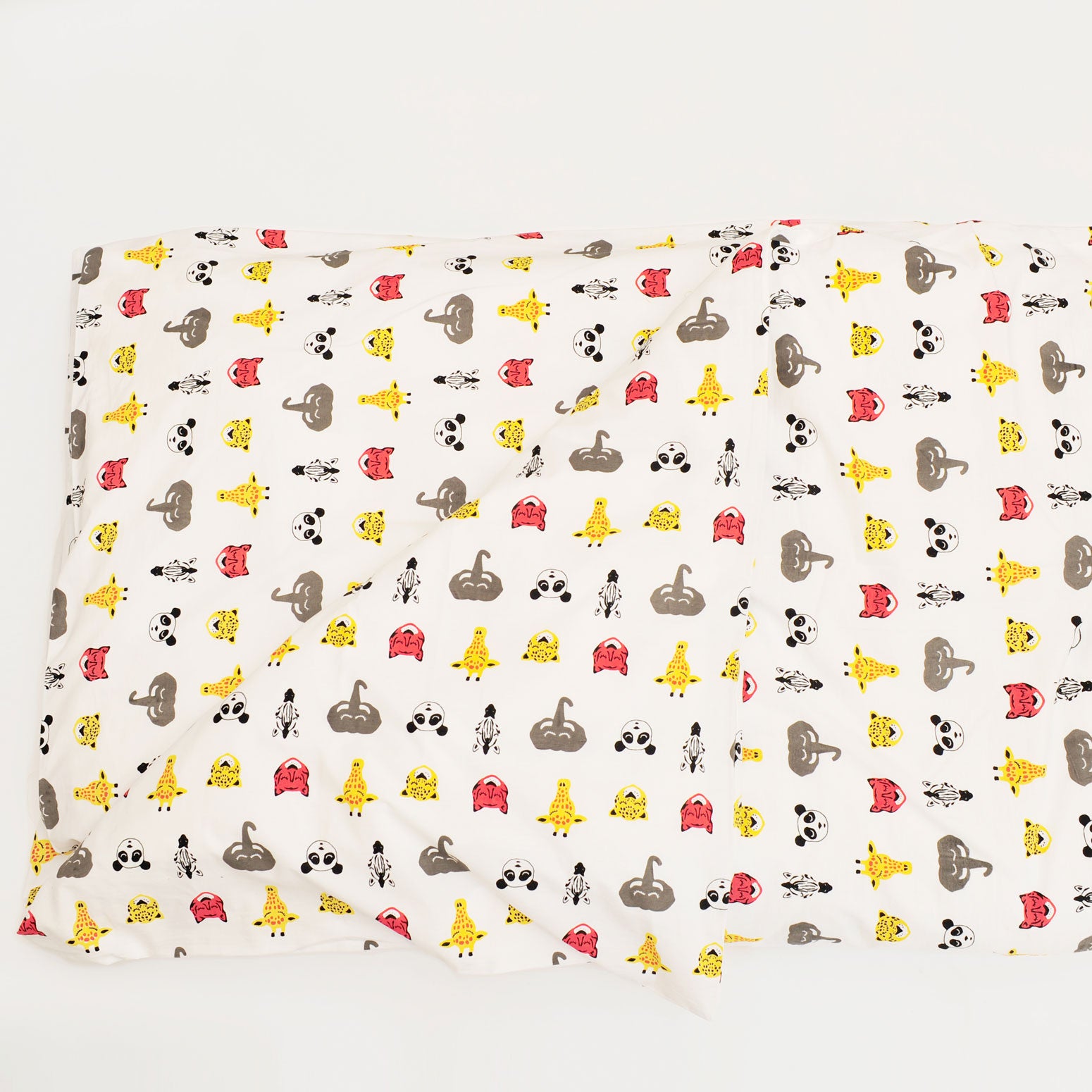 Sleepy safari heads single bedding set