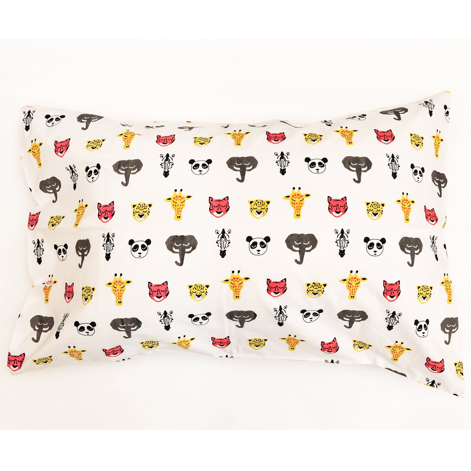 Sleepy safari heads single bedding set