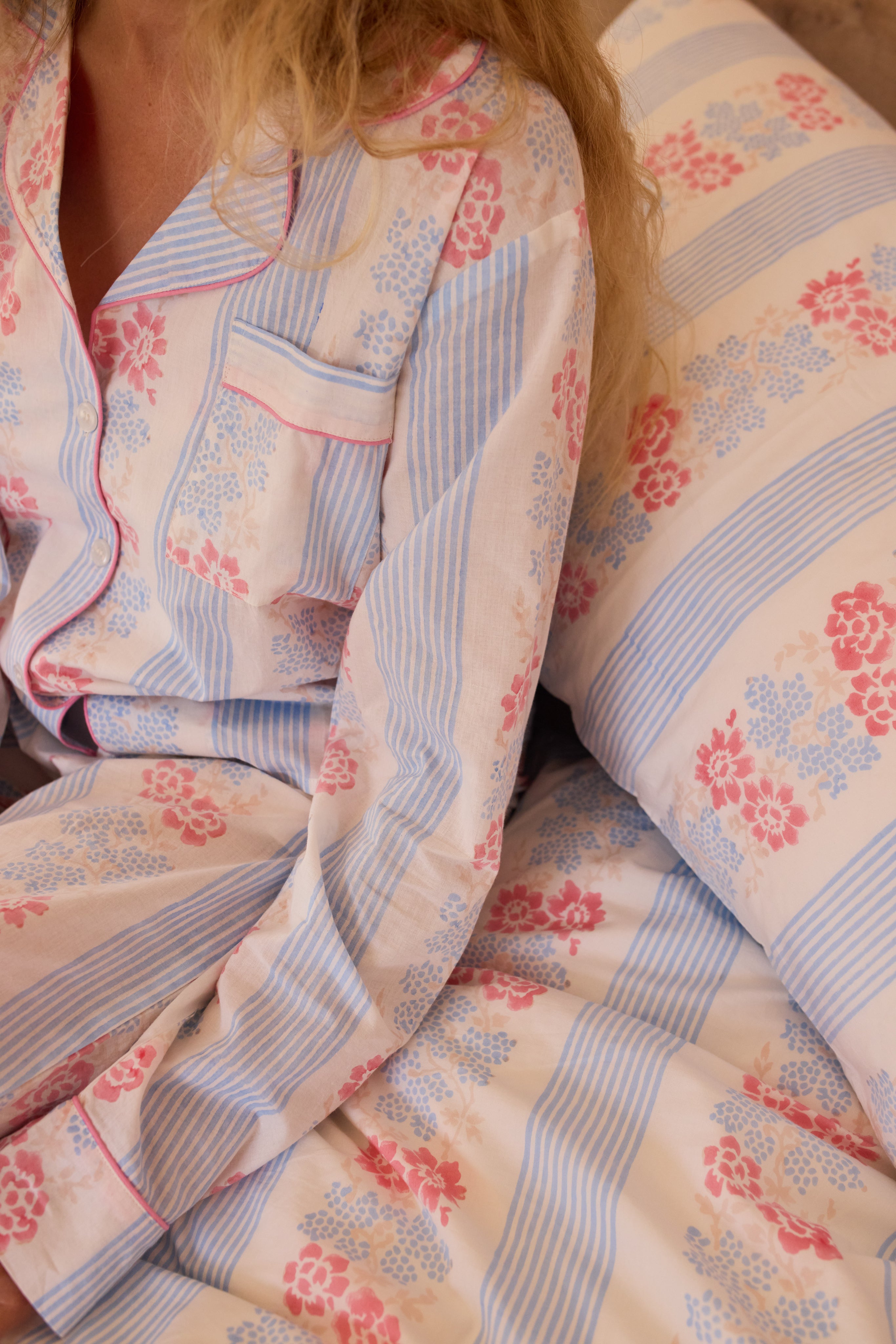 Provence Floral / Stripe Pyjamas