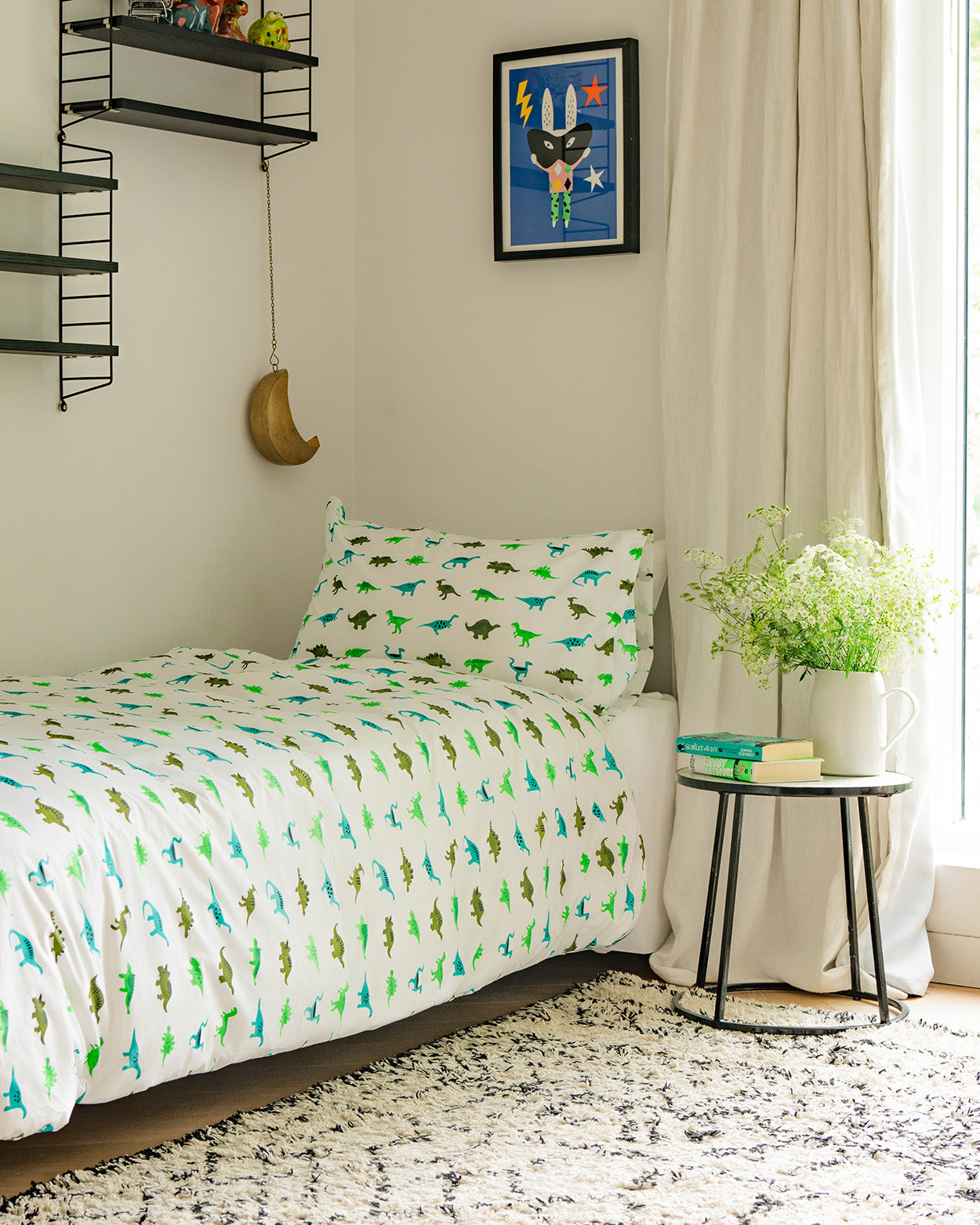 Dinosaurs single bedding set