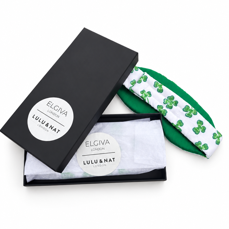Lulu & Nat x Elgiva Silk Sleep Mask – Clover