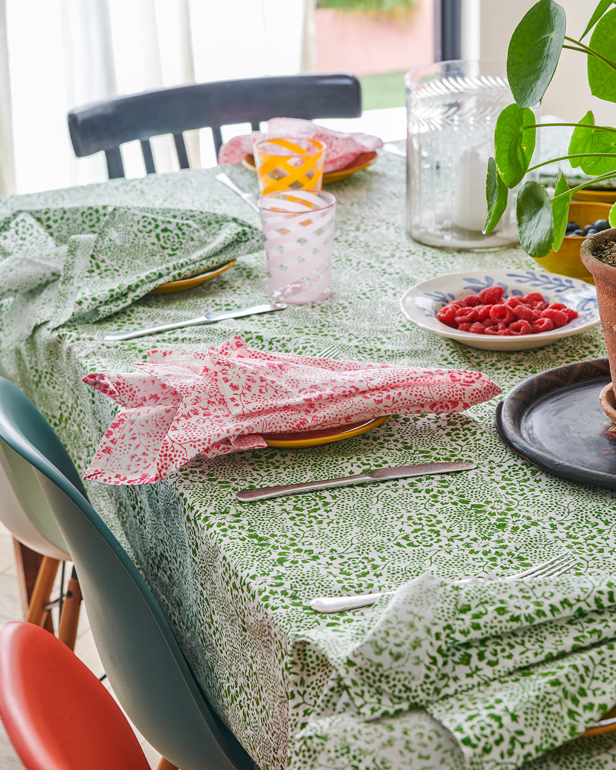 Pink Provence floral Napkins - set of 6