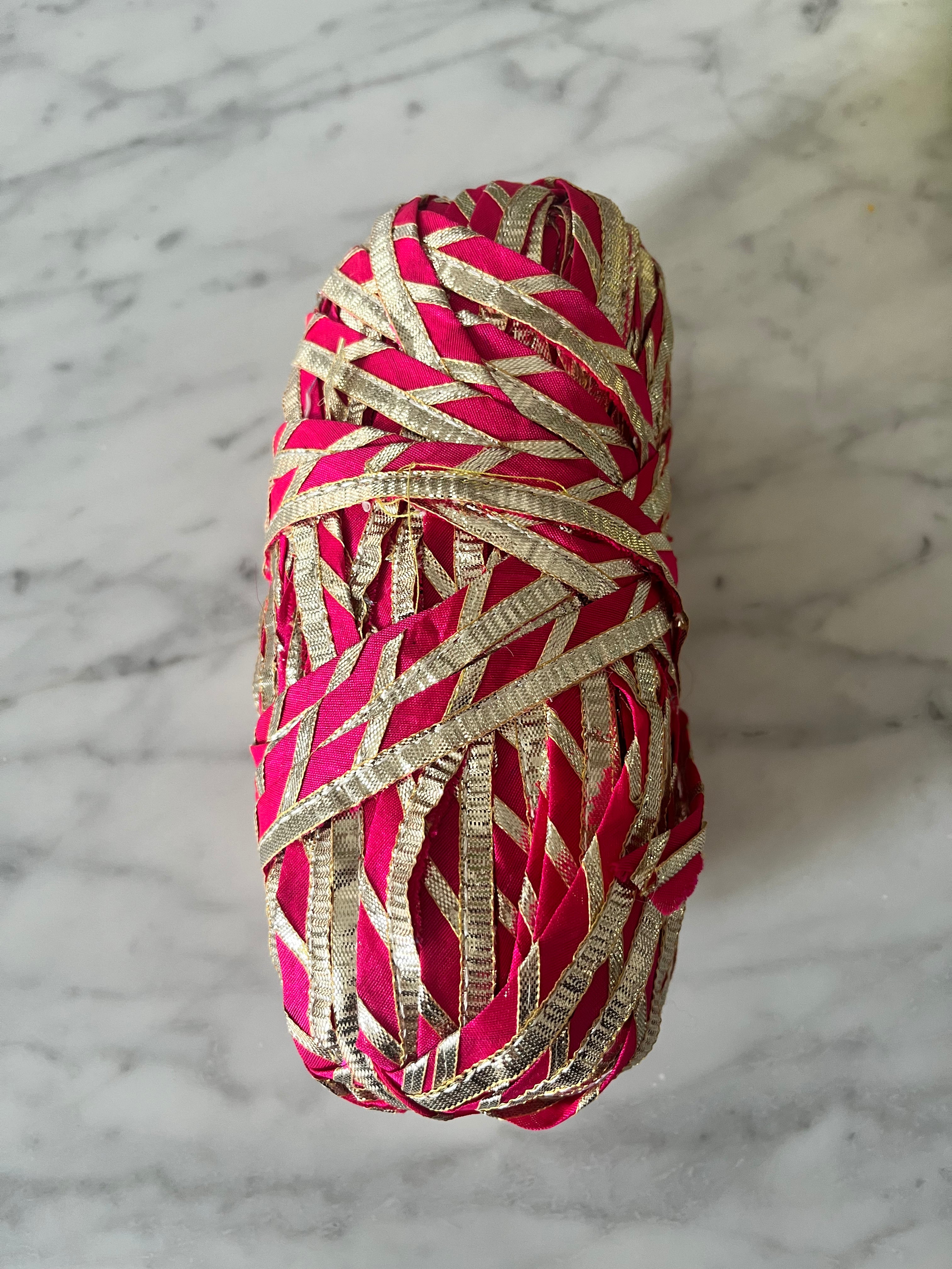 Pink Metallic Ribbon