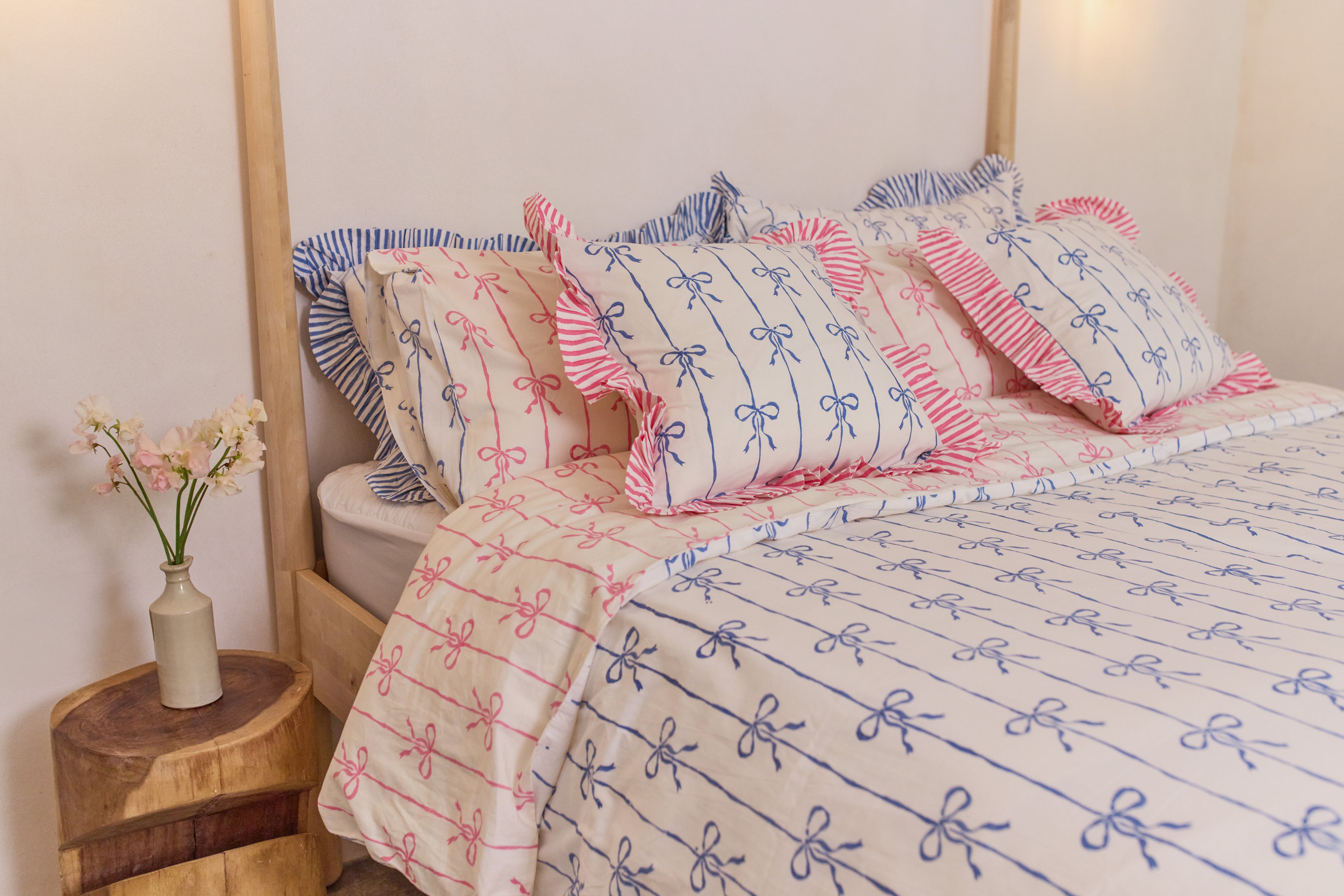 Bow Stripe Bedlinen Set