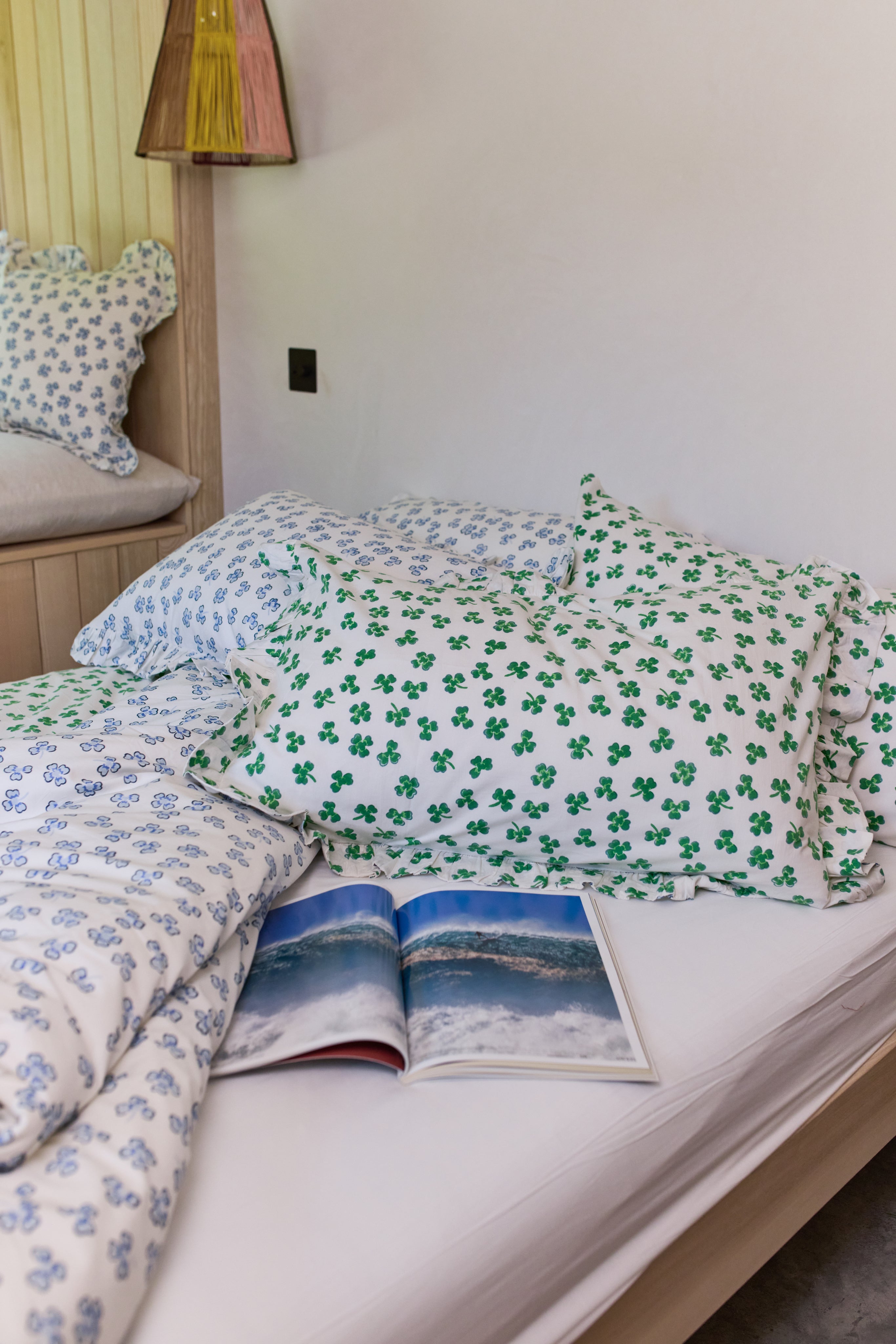 Clover Frill Pillowcases