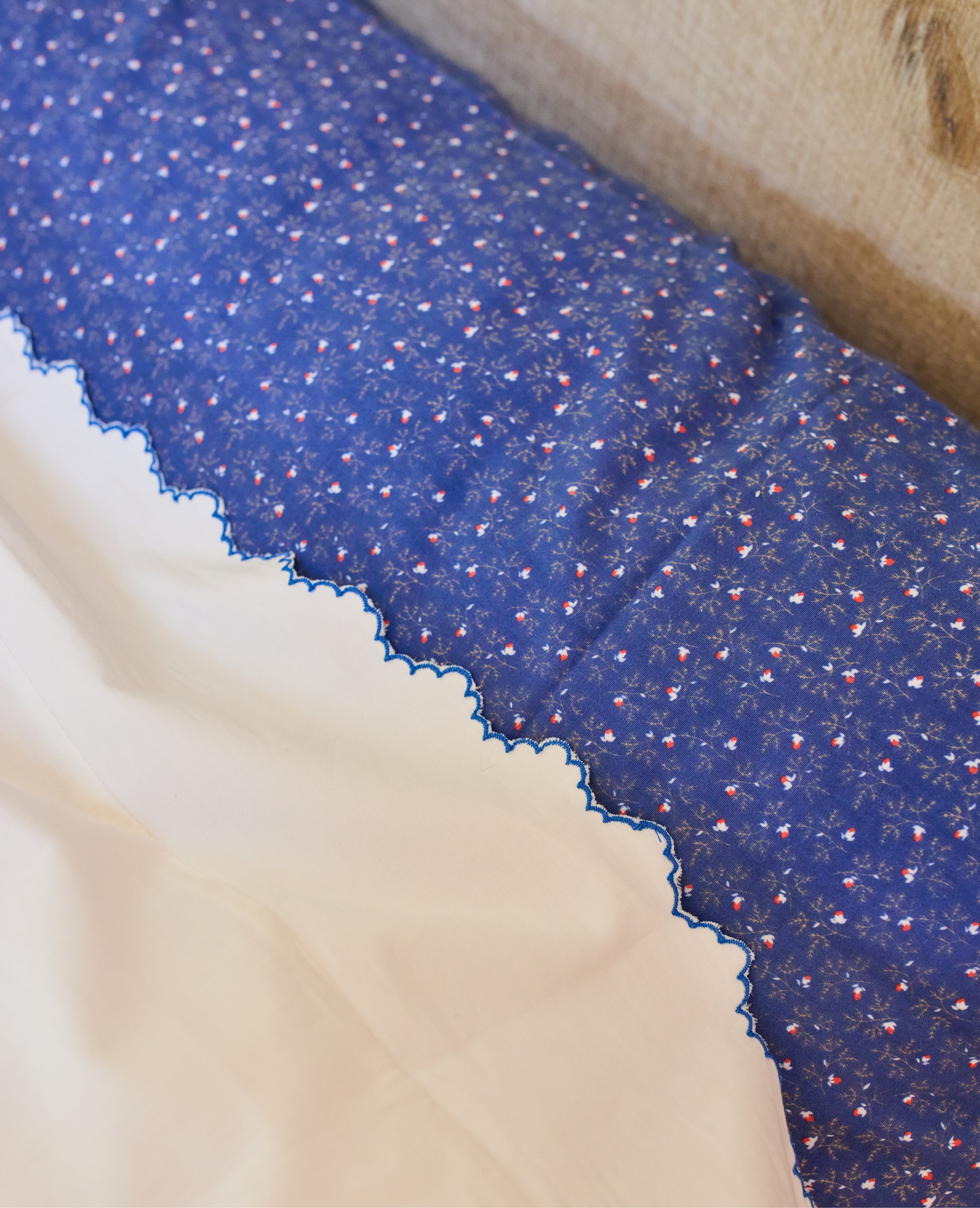 Indigo Vintage Floral Bedlinen Set