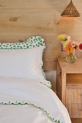 Green Scallop Bedlinen Set