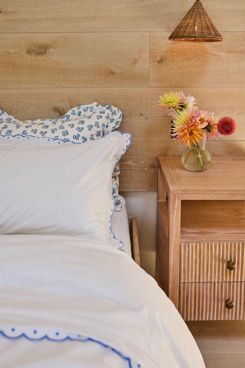 Blue Scallop Bedlinen Set