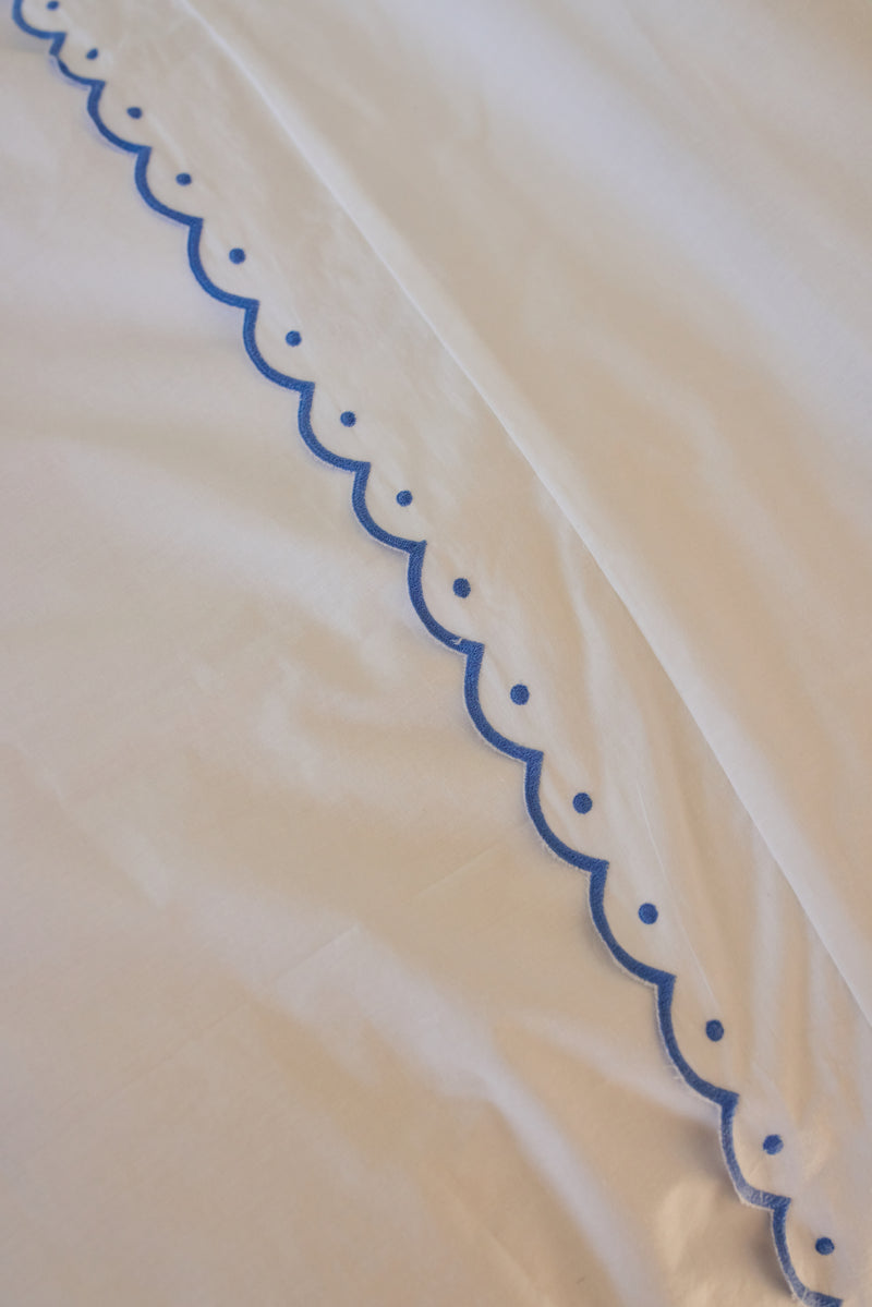 Blue Scallop Bedlinen Set