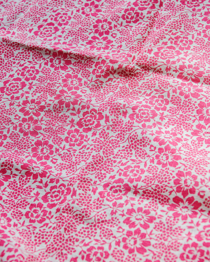 Provence Floral Linen Fabric