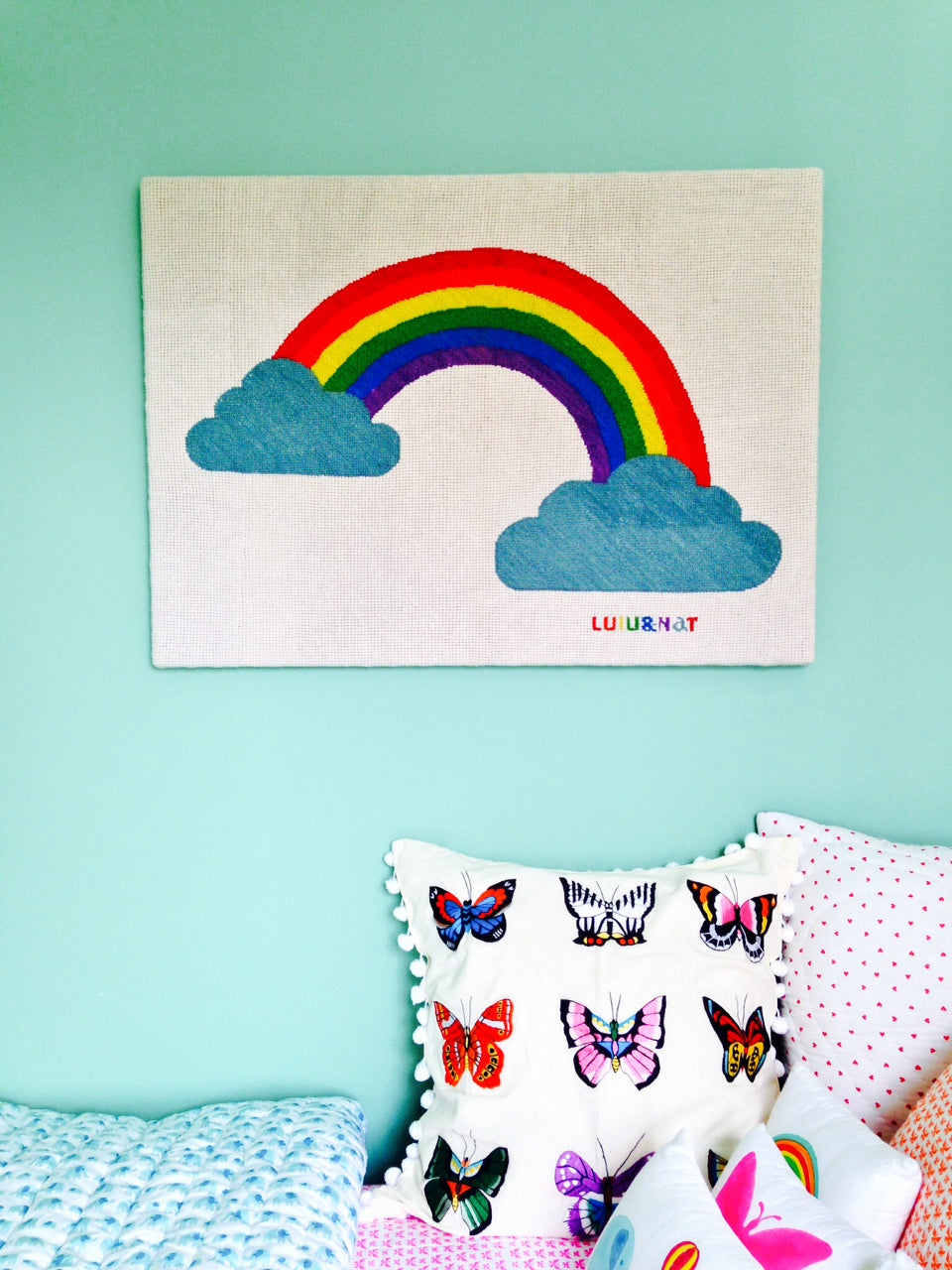 Rainbow wallhanging