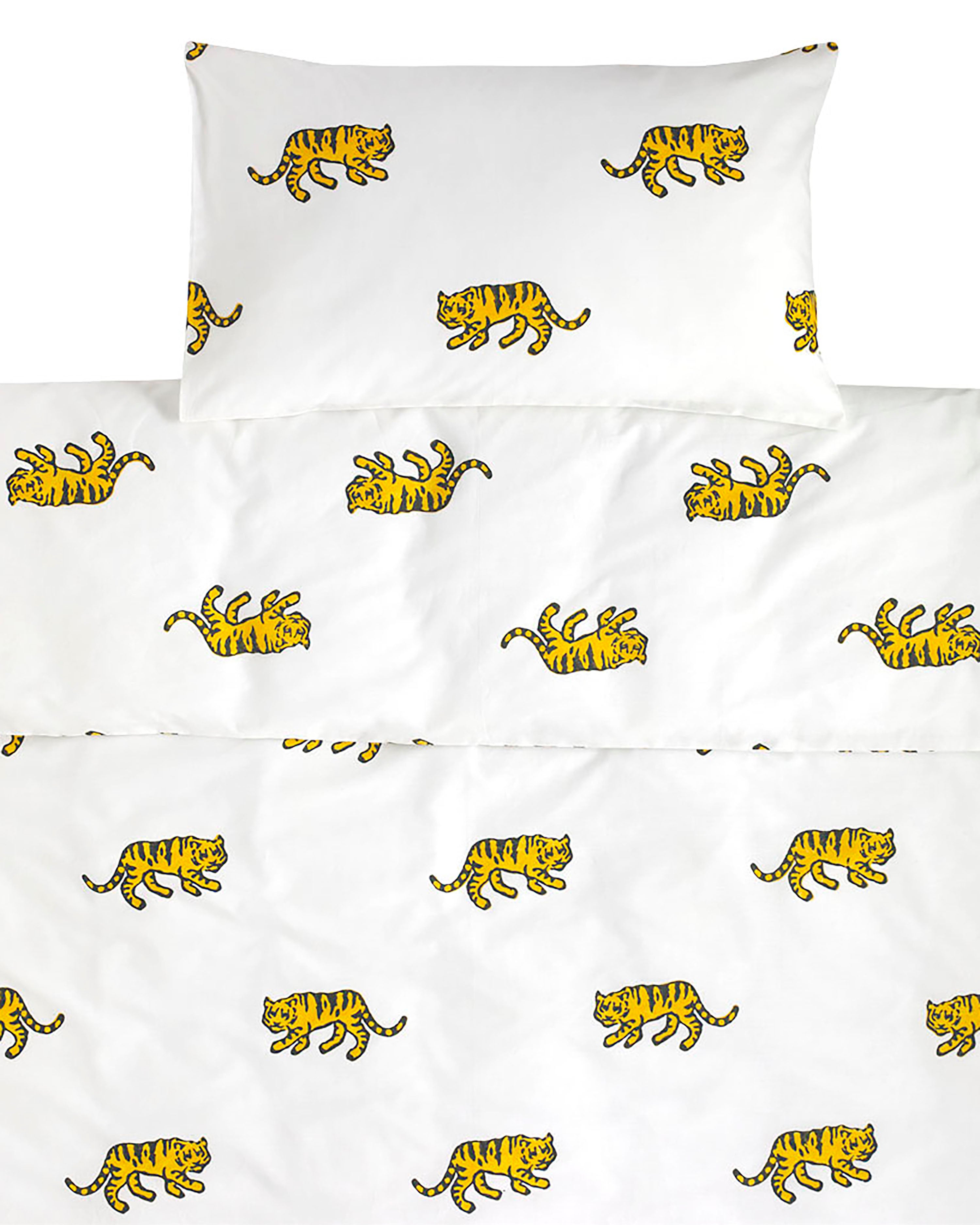 Tiger toddler cot bed duvet set