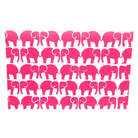 Pink elephant card