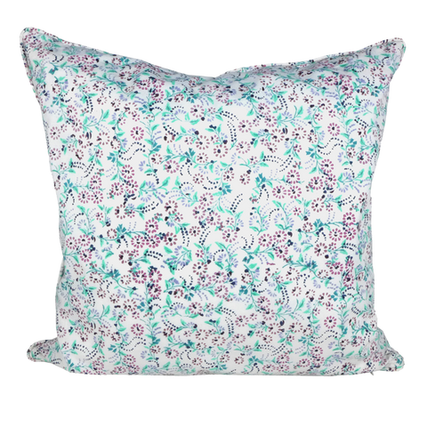 Purple mini floral cushion