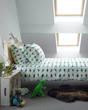 Dinosaurs single bedding set