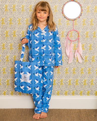Peace Dove kids pyjamas
