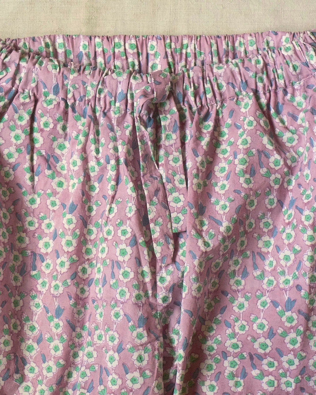 Purple floral kids pyjamas