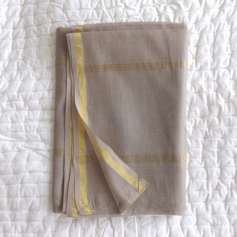 Dusty grey silk shawl