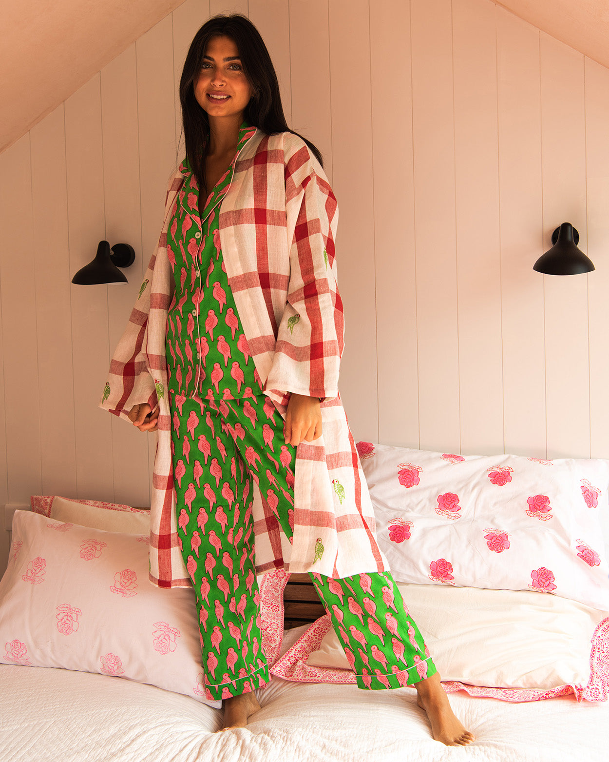 Parrot Unisex kimono