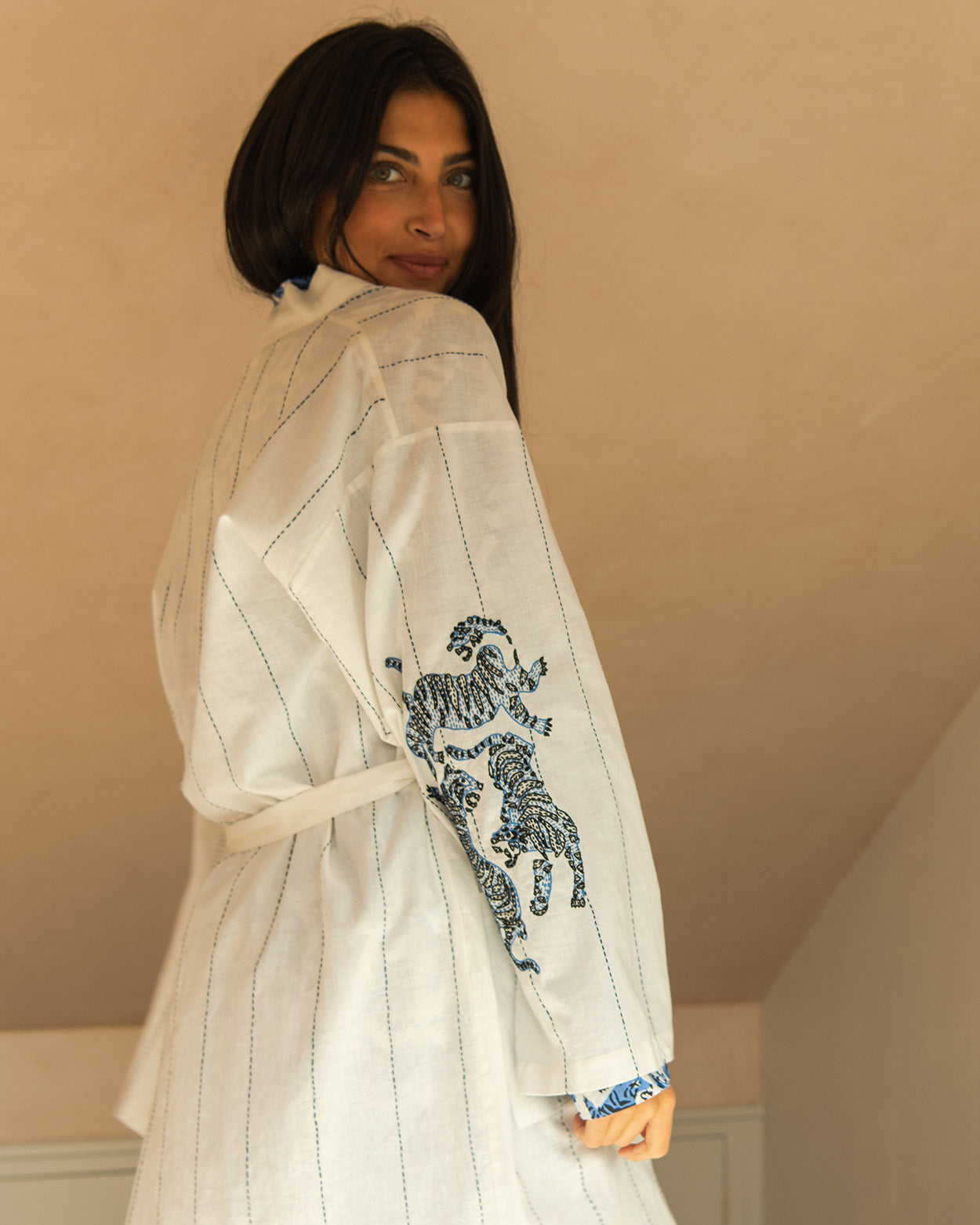 Tiger Unisex kimono