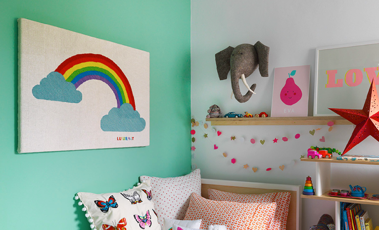 Rainbow wallhanging